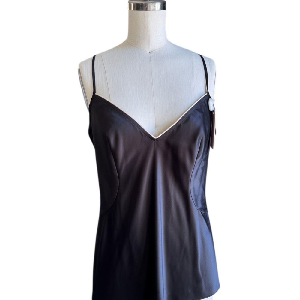 Agent Provocateur black silk-satin camisole top – NWT XS